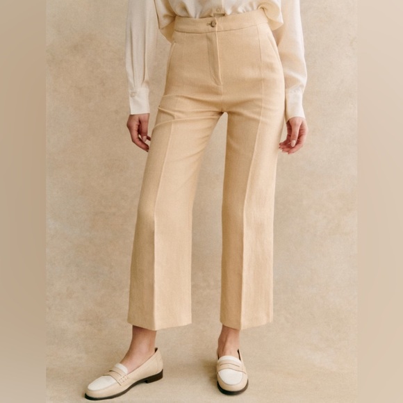 Sezane Pants - Sézane 💛Martin crop trousers 💛NWT size 14